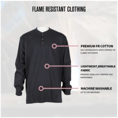 FR Flame Resistant Shirt Clothing For Men