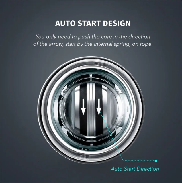 Auto Power Self-starting Wrist Gyro Power Spinner Ball Hand Exercises Ball Black