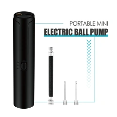 Newo battery portable innovative mini electric ball pump suitable with LED light for almost any type balls
