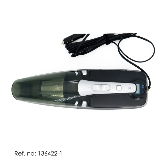 4 in 1 Vacuum Cleaner Tire Inflator Pump Car Powerful Handheld 12V Pressure Measurement With LED Lighting