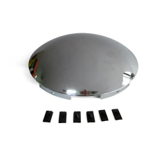 Chromed Front Hub cap Universal 6 Notch