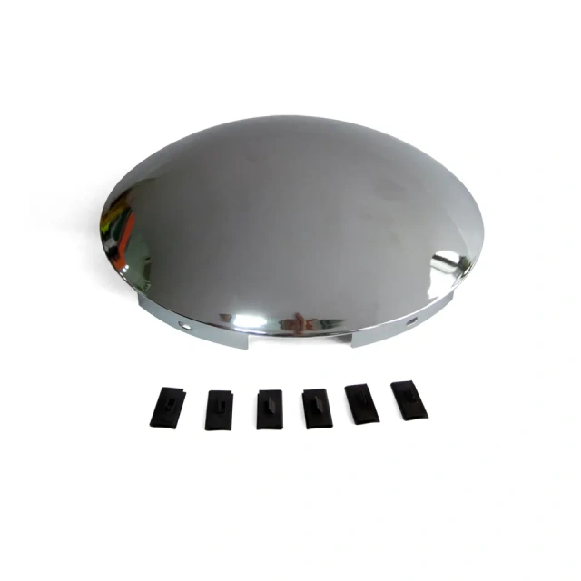 Chromed Front Hub cap Universal 6 Notch