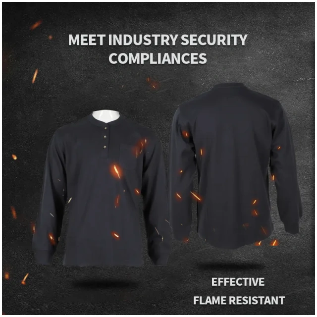 Mens clothing fire flame shirt retardant men for safety work shirts clothes