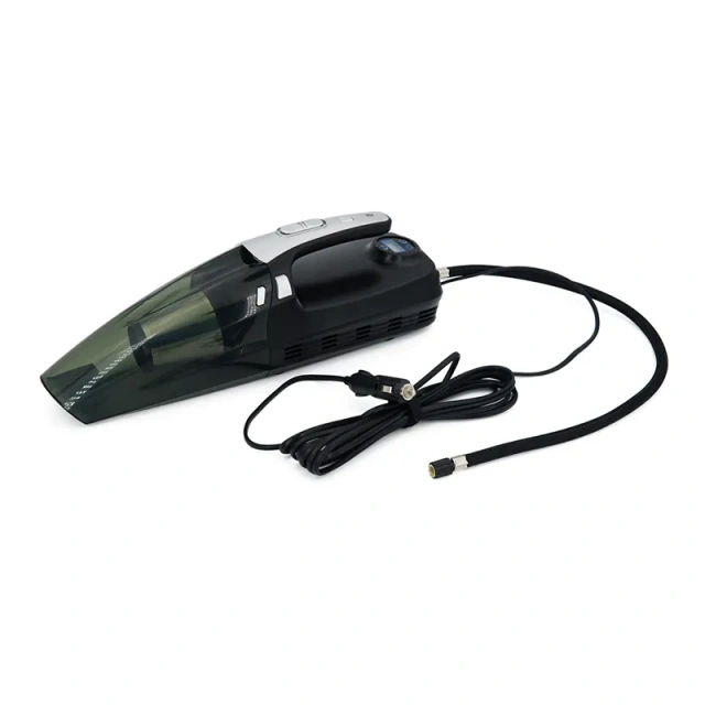 4 in 1 Vacuum Cleaner Tire Inflator Pump Car Powerful Handheld 12V Pressure Measurement With LED Lighting