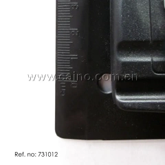 High quality customized A4 legal size plastic black clipboard clip board with calculator ruler