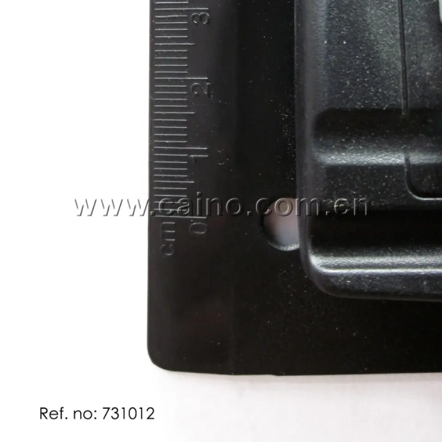 High quality customized A4 legal size plastic black clipboard clip board with calculator ruler