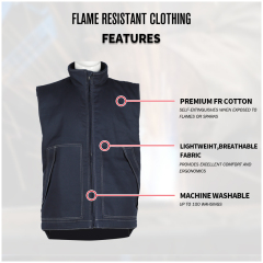 FR Insulated Vest Flame Resistant Clothing