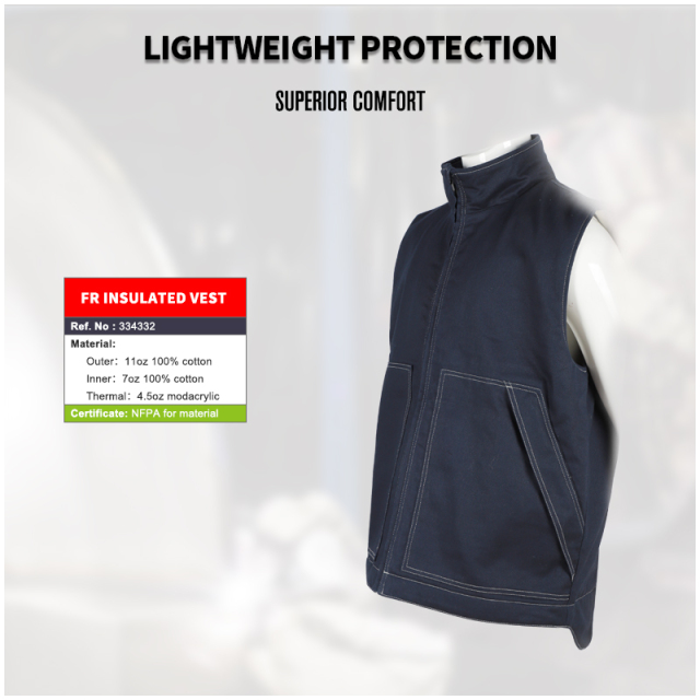 FR Insulated Vest Flame Resistant Clothing