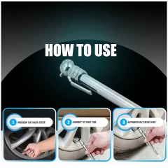 Custom Auto Car Accessories Pencil Tire Gauge Tyre Pressure Gauge Pen