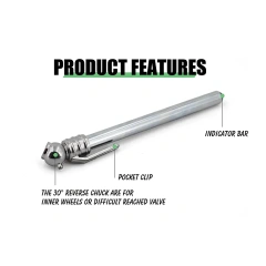 Custom Auto Car Accessories Pencil Tire Gauge Tyre Pressure Gauge Pen