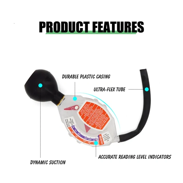 Antifreeze and Coolant Rapid-tester Battery Hydrometer Acid Quality Analyzer Density Tool Tester