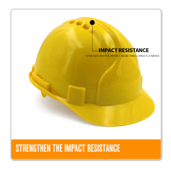 Adult worker's abs hard hat cap safety helmet custom for head protection