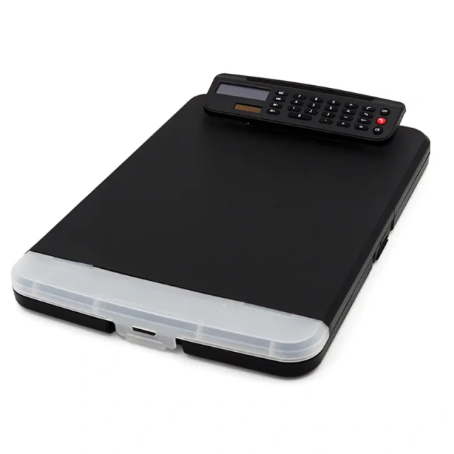 Waterproof folding nursing school clipboard nurse foldable clip calculator board clipboard folder with storage