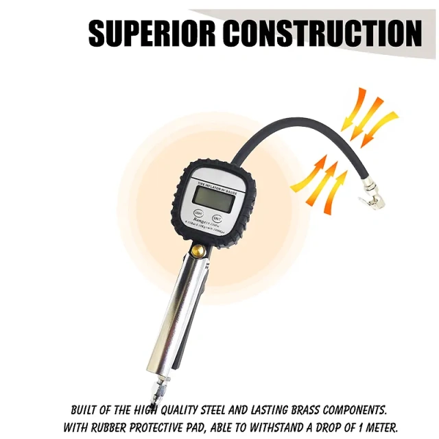 Tire pressure gauge Heavy duty tyre gauge 0-150psi