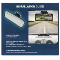 Universal Car Interior Rearview Baby Rear View Mirror with Adjustable Suction Cup