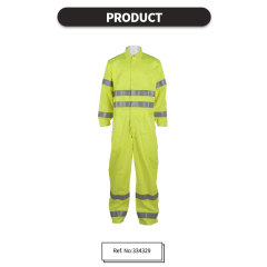 Working Fire Retardant FR Coverall Flame Resistant Reflective Safety Clothing With Reflective Tape