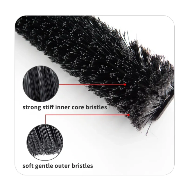Heavy Duty Concrete Broom Heads Outdoor Push Hand Floor Road Scrub Brush