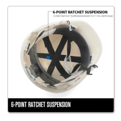 White work safety helmet industrial construction mining safety ABS hard hat