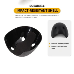 Lightweight ABS EVA Protective Bump Cap Insert Breathable Head Protection