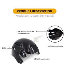 Lightweight ABS EVA Protective Bump Cap Insert Breathable Head Protection