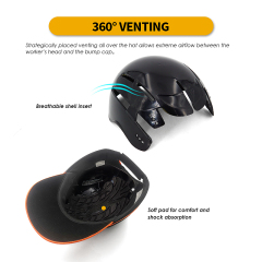 Lightweight ABS EVA Protective Bump Cap Insert Breathable Head Protection