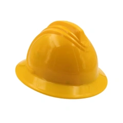 Industrial Full Brim Hard Hat Work Safety Helmet with Adjustable 6 Point Ratchet Suspension