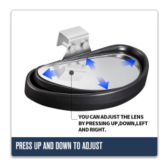 Adjustable Car Blind Spot Auxiliary Universal Wide Angle Mirror