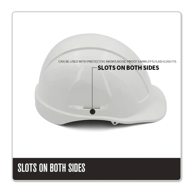 ABS Hard Hat white Lightweight Adjustable 6-Point Ratchet safety helmet