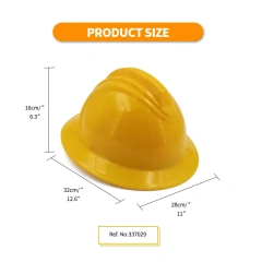Industrial Full Brim Hard Hat Work Safety Helmet with Adjustable 6 Point Ratchet Suspension