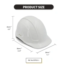 ABS Hard Hat white Lightweight Adjustable 6-Point Ratchet safety helmet