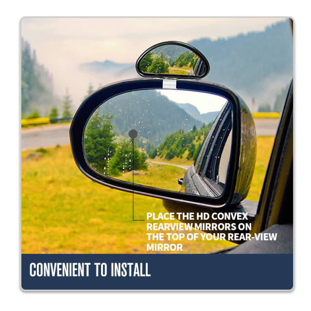 Adjustable Car Blind Spot Auxiliary Universal Wide Angle Mirror
