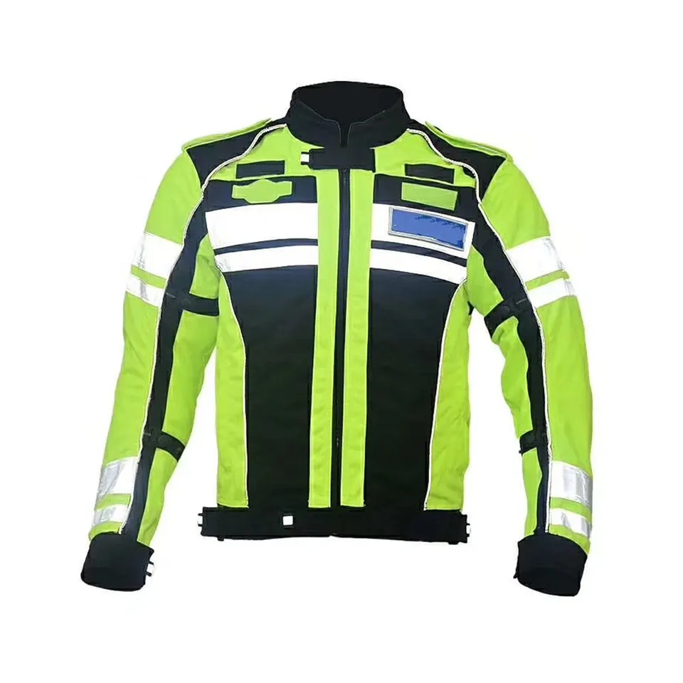 Construction Safety Work Wear Men's High-Visibility Working Motorcycle Cycling Racing Off-Road Jacket