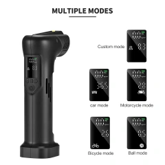 12V Wireless Cordless Rechargeable Digital Display Tyre Compressor Tire Pressure Inflator Gauge Digital for Car/Bike/Balls