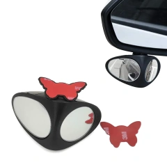 Adjustable Triangle Double Lens Left Blind Spot Rear View Mirrors for Car