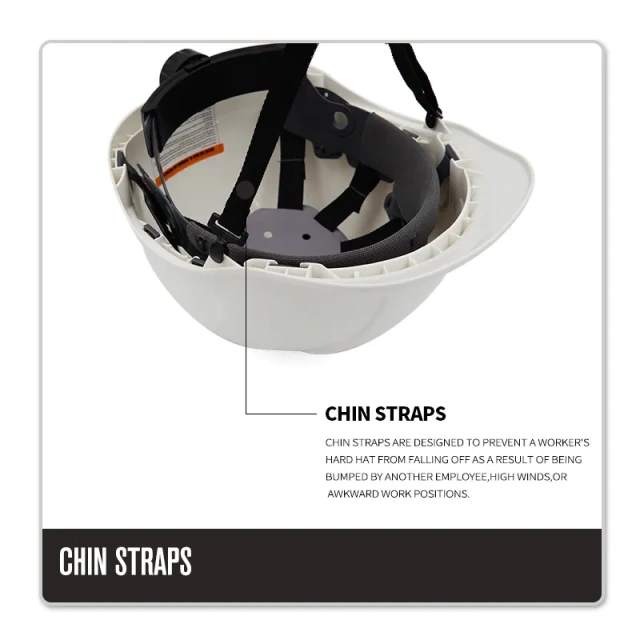 ABS Hard Hat white Lightweight Adjustable 6-Point Ratchet safety helmet