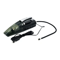 4 in 1 Vacuum Cleaner Tire Inflator Pump Car Powerful Handheld Vacuum Cleaner 12V Pressure Measurement with LED Lighting