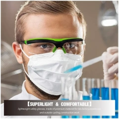 Fashionable construction workman safety clear glasses sport eye protection antifog work glasses for work