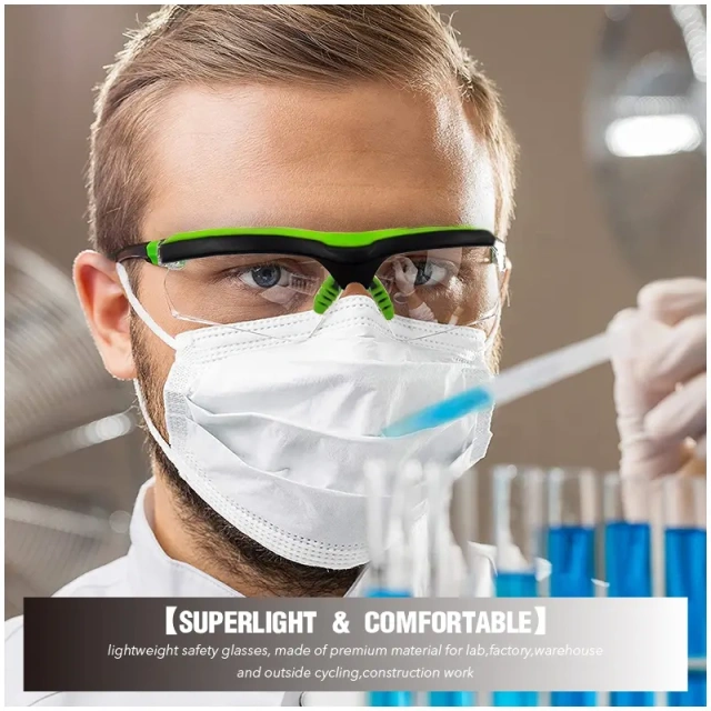 Fashionable construction workman safety clear glasses sport eye protection antifog work glasses for work