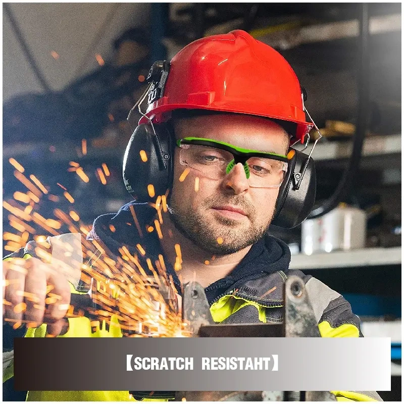 Fashionable construction workman safety clear glasses sport eye protection antifog work glasses for work