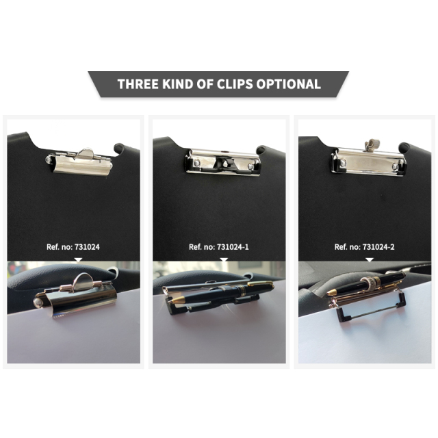 ABS Plastic Steering Wheel Desktop Writing Board Clipboard With Metal Spring Pen Holder For Car Truck