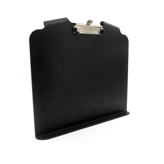 ABS Plastic Steering Wheel Desktop Writing Board Clipboard With Metal Spring Pen Holder For Car Truck