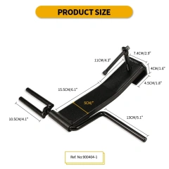 Tie-Downs Strap Winder Black Powder Coated Steel Roll-up Flatbed Trailer Winch Straps up Used in Trailers Trucks