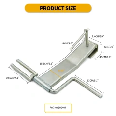 Tie-Downs Strap Winder Galvanized Steel Roll-up Flatbed Trailer Winch Straps up Used in Trailers Trucks