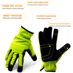 Mechanic Working Gloves Safety Work Gloves Durable Lightweight Suitable Yard Work Gloves