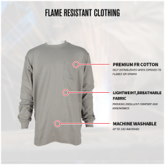 Fire flames safety working flame-retardant clothing fire retardant resistance pullover