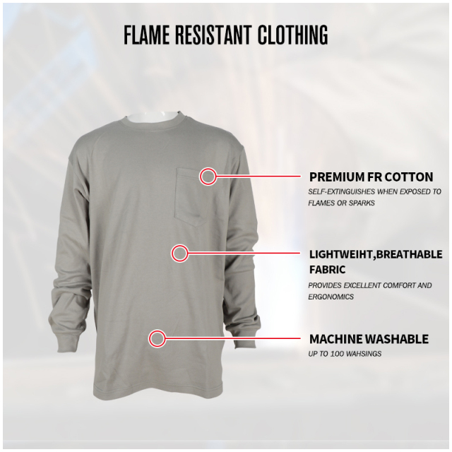 Fire flames safety working flame-retardant clothing fire retardant resistance pullover