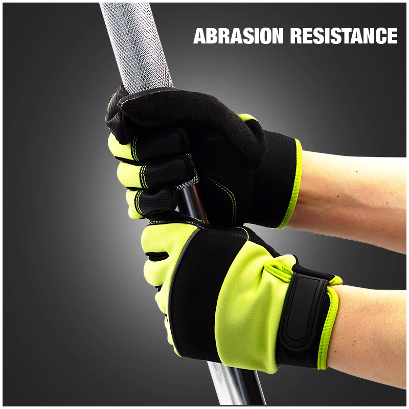 mechanic working Safety Work Gloves Durable Lightweight Suitable Gloves for Home Delivery Yard Work
