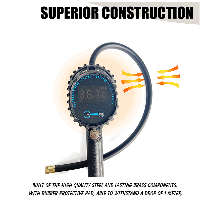 Tire pressure gauge Heavy duty tyre gauge 3-200psi