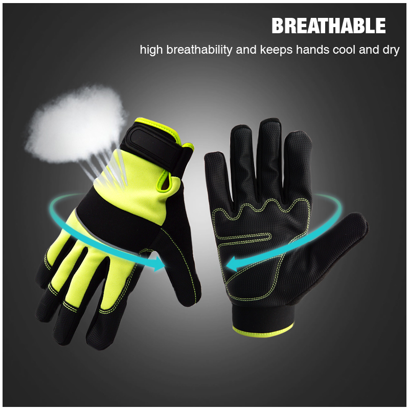 mechanic working Safety Work Gloves Durable Lightweight Suitable Gloves for Home Delivery Yard Work