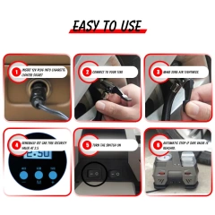 DC12 Volt Portable Electric Hand Mini Car Tyre Air Compressor,Car Tyre Compressor Digital Tire Inflator